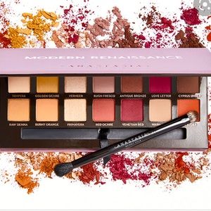 Anastasia eyeshadow palette modern renaissance 14 colors one is used fully